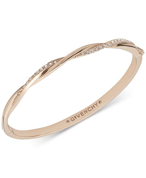 givenchy pavé twist bangle bracelet